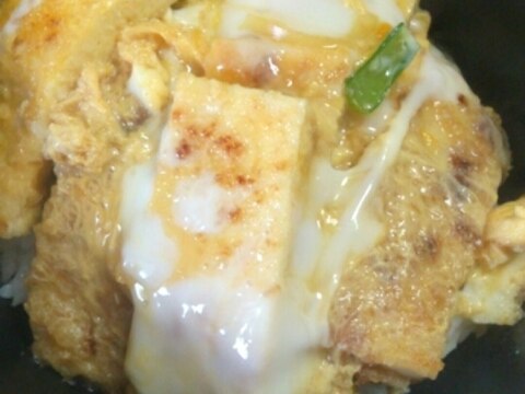 高野豆腐で☆ヘルシーカツ丼